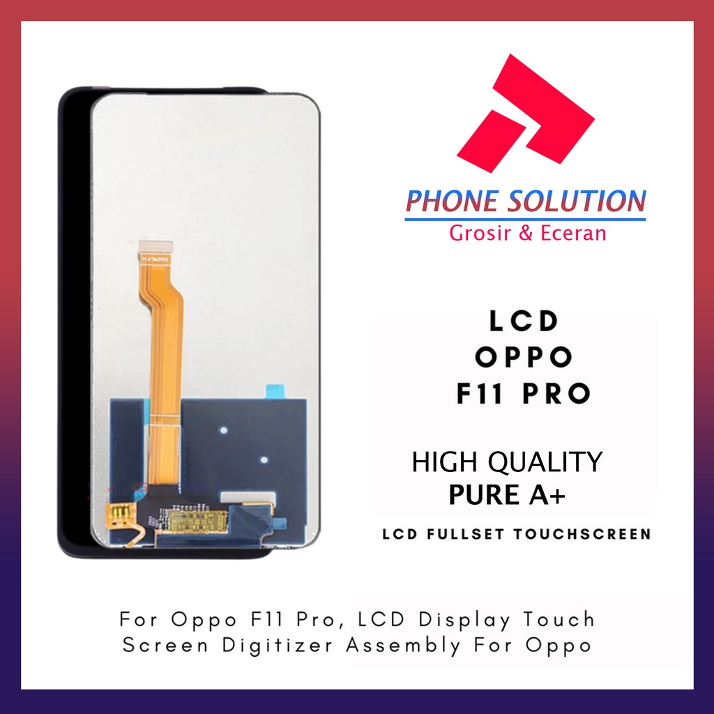 LCD Oppo F11 Pro Fullset Touchscreen - Parts Kompatibel Dengan Produk Oppo // Supplier LCD Oppo F11 - Garansi 1 Bulan