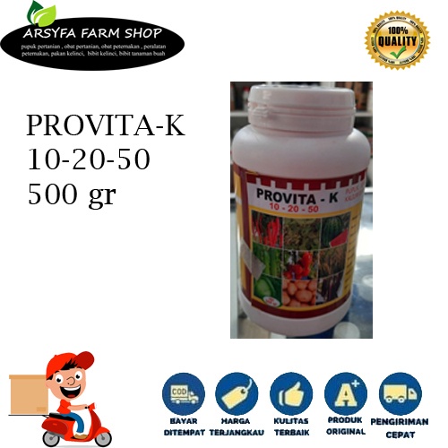 Provita K 500 Gram Pupuk Booster Bunga dan Buah Growmore Pembungaan