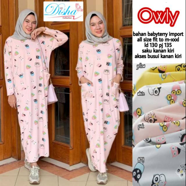 Baju Murah Gamis Longdress Musli Owly