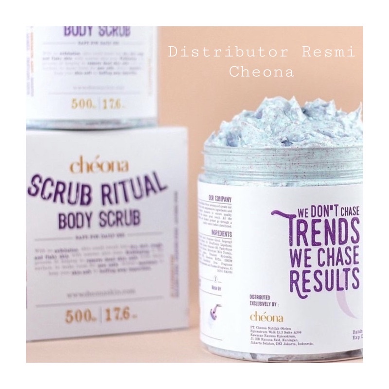 Cheona Scrub Ritual Body Scrub (DISTRIBUTOR RESMI)