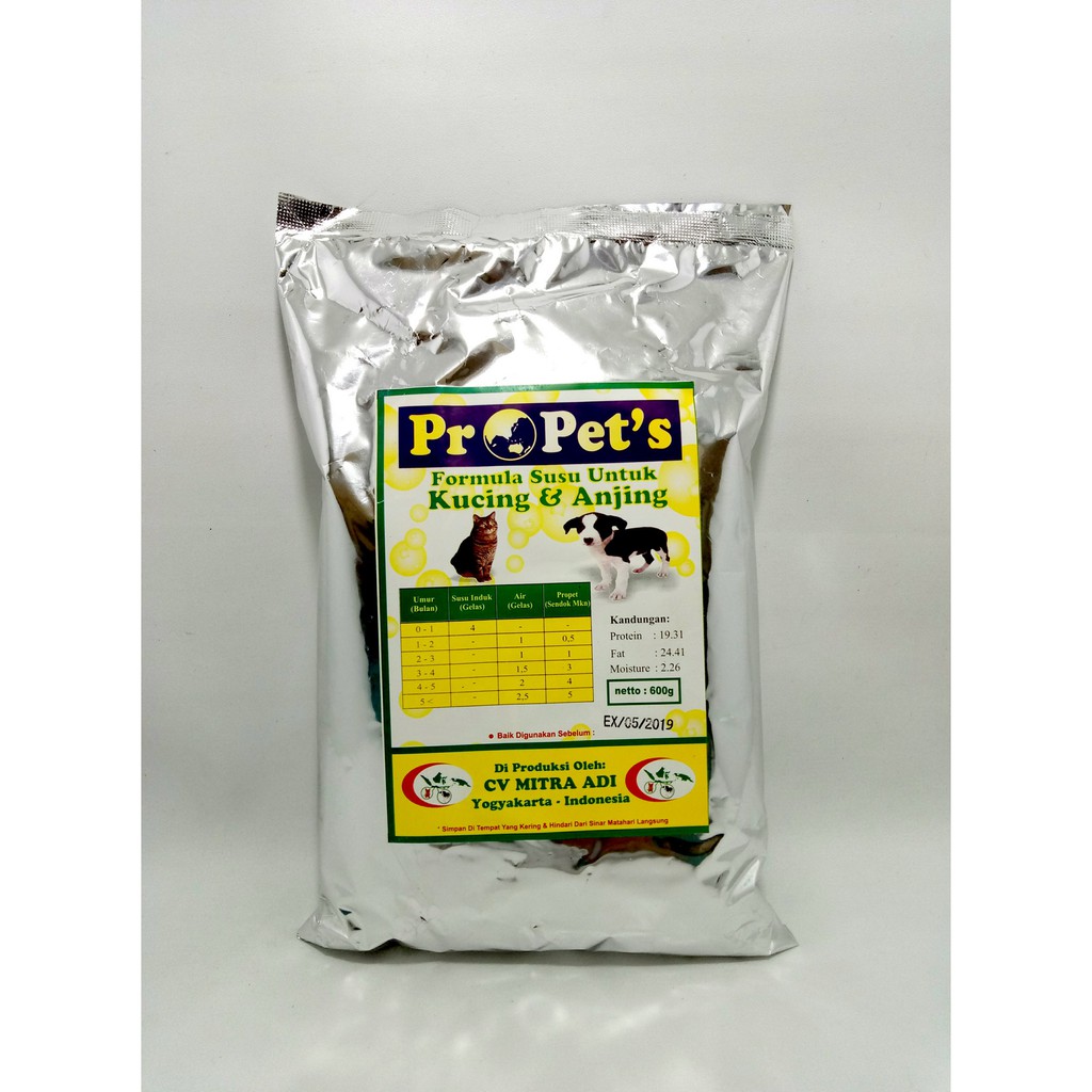 Susu Kitten Puppy Anjing Kucing Propet 600gr