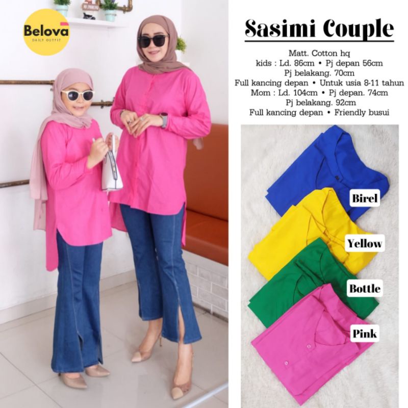 COUPLE IBU ANAK SASIMI TUNIK COUPLE