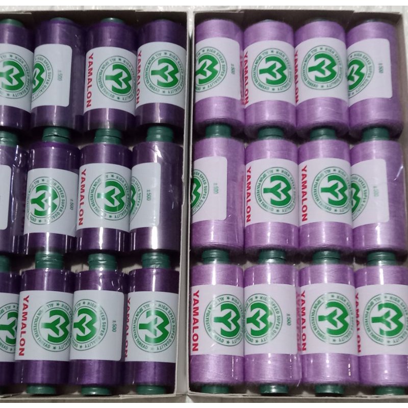 Benang Jahit Yamalon 500 yard (Varian Ungu)