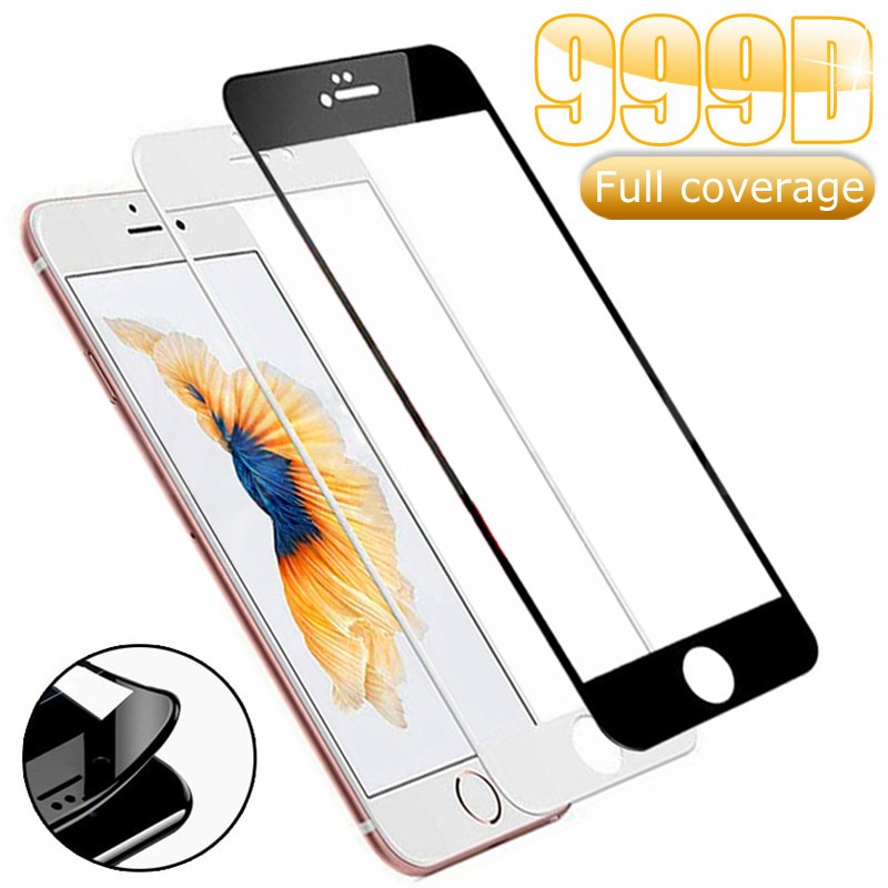 999D Protective Tempered Glass For iPhone X XS 11 Pro Xs Max XR Glass Screen Protector iPhone 7 8 6 6S Plus SE 2020 Glass Film