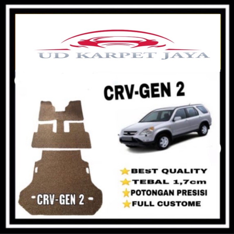 KARPET MOBIL CRV-GEN2 BAHAN 1 WARNA