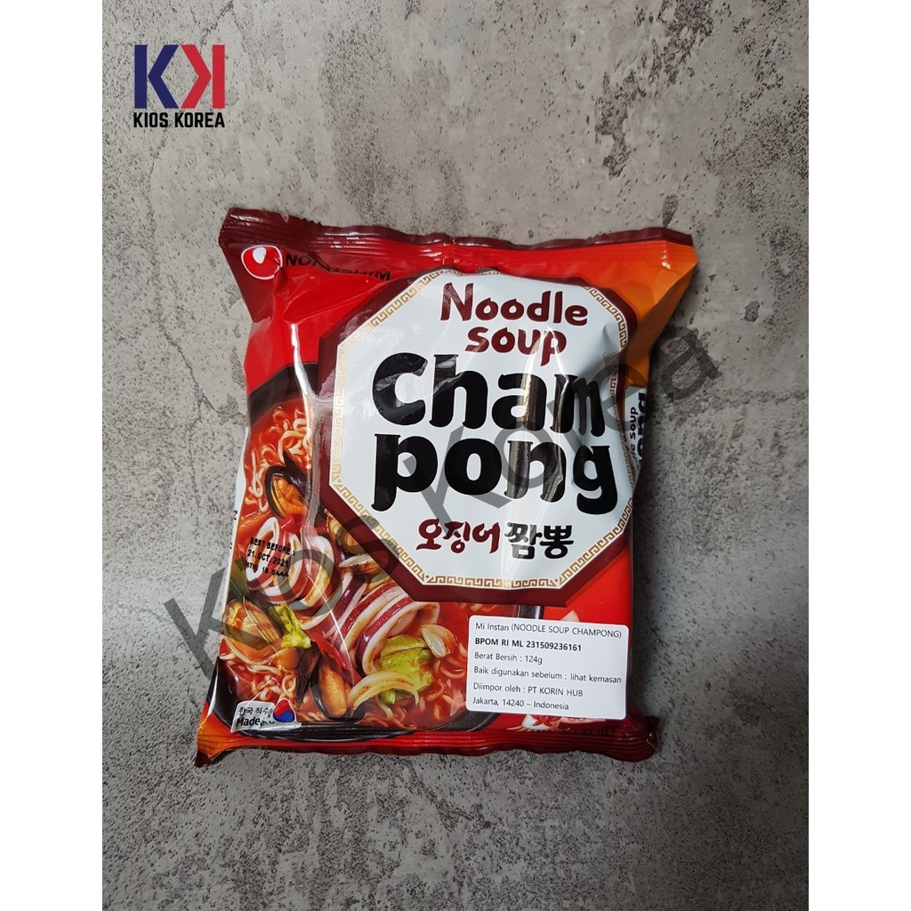 

NONGSHIM CHAMPONG 124gr JJAMPPONG RAMYEON (CUMI) Made in Korea