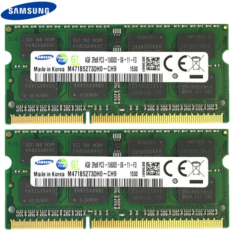 Samsung DDR3 4GB 2RX8 1333MHz PC3-10600s 204PIN SO-DIMM Untuk Laptop