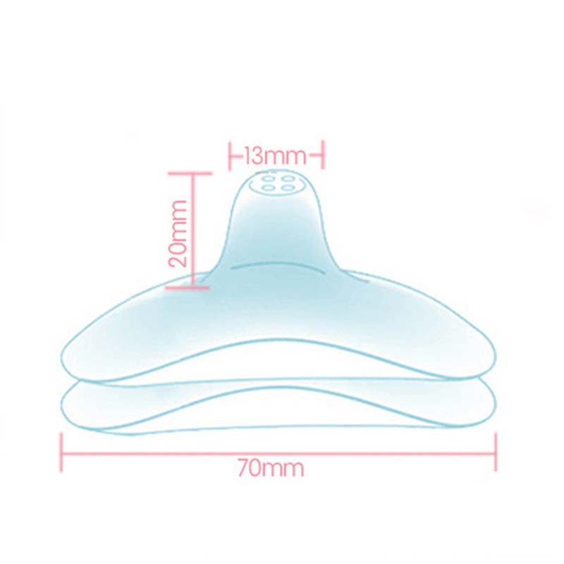Cmbear 2 Pcs Silicone Nipple Protectors Feeding Mothers Shields Nipple Protection ZRB-0700