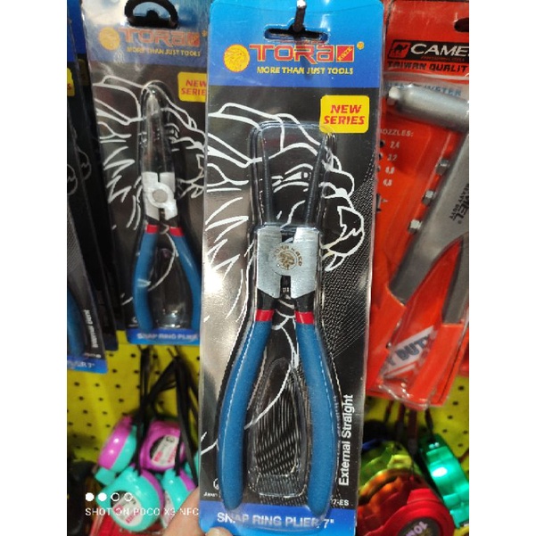 tang pin lurus tekan buka TORA 7in/snap ring plier 7&quot; TORA