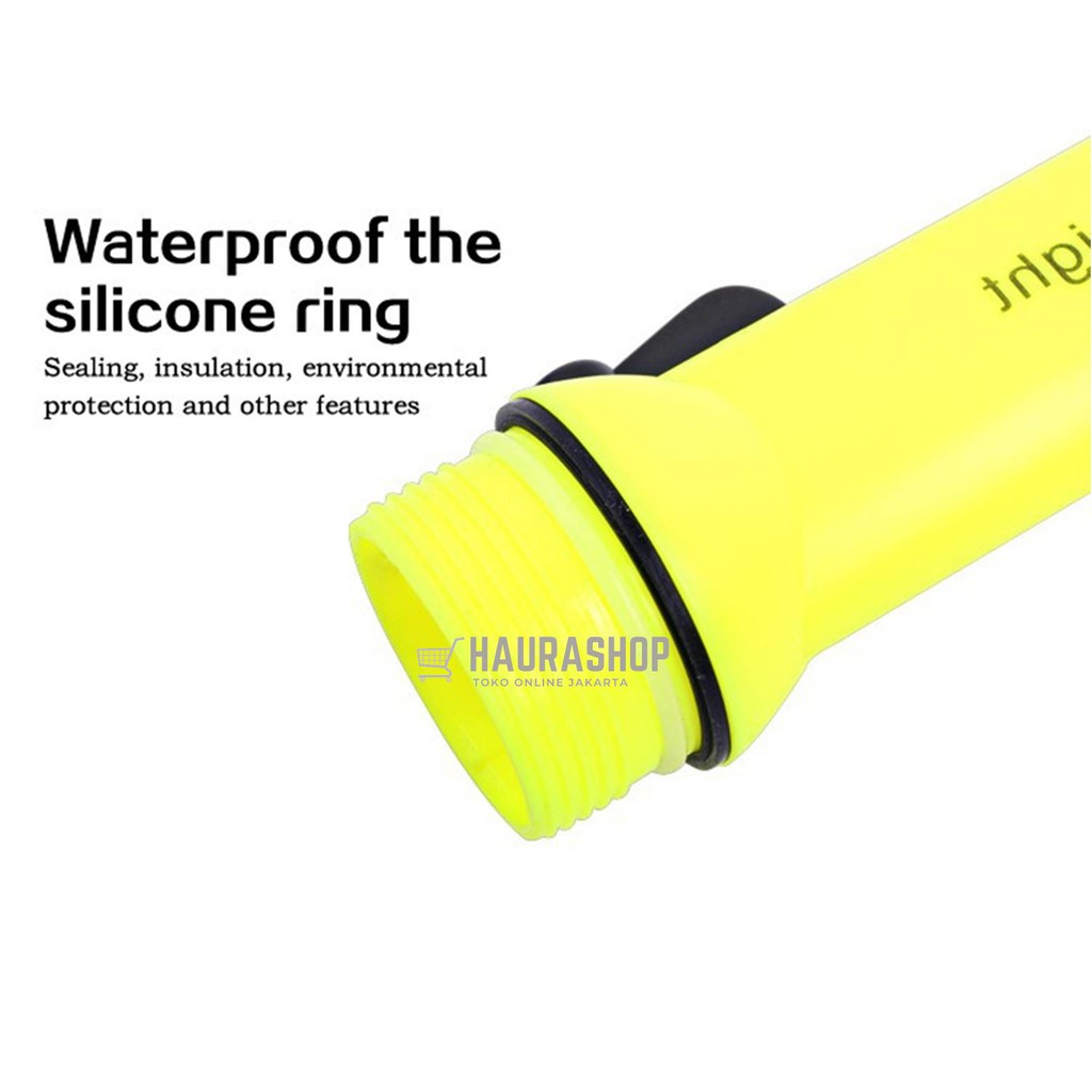 ST-05 Senter Tangan Selam Diving LED T6 Waterproof Anti Air
