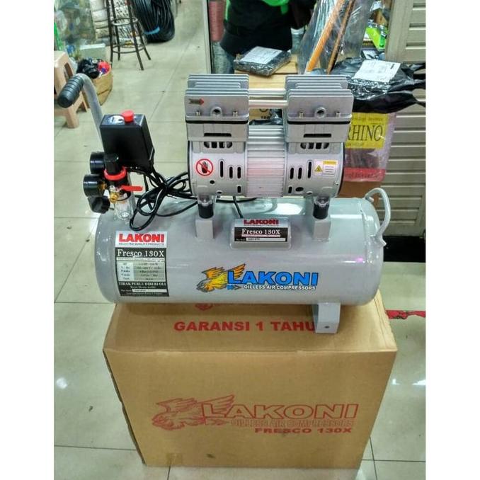 Lakoni Fresco 130 X Kompresor Udara Silent Tanpa Oli Fresco130 130X