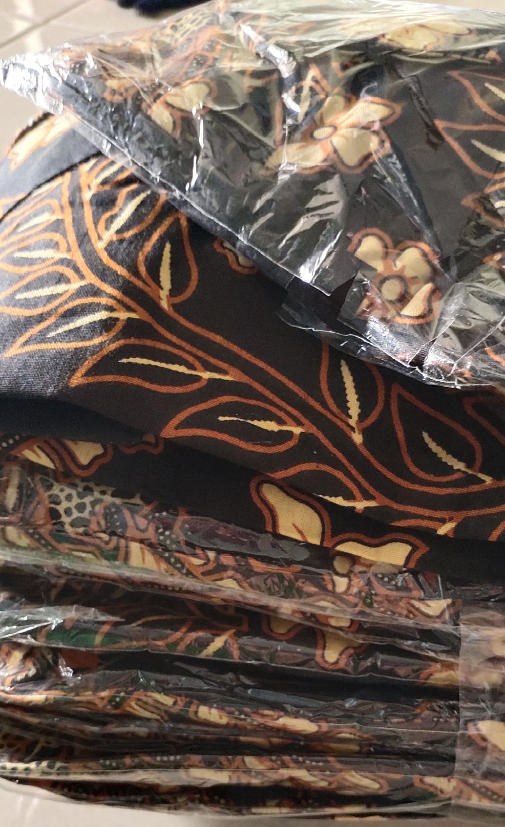 Kemeja Batik Pria Lengan Panjang Murah Seragam M L Xl Xxl