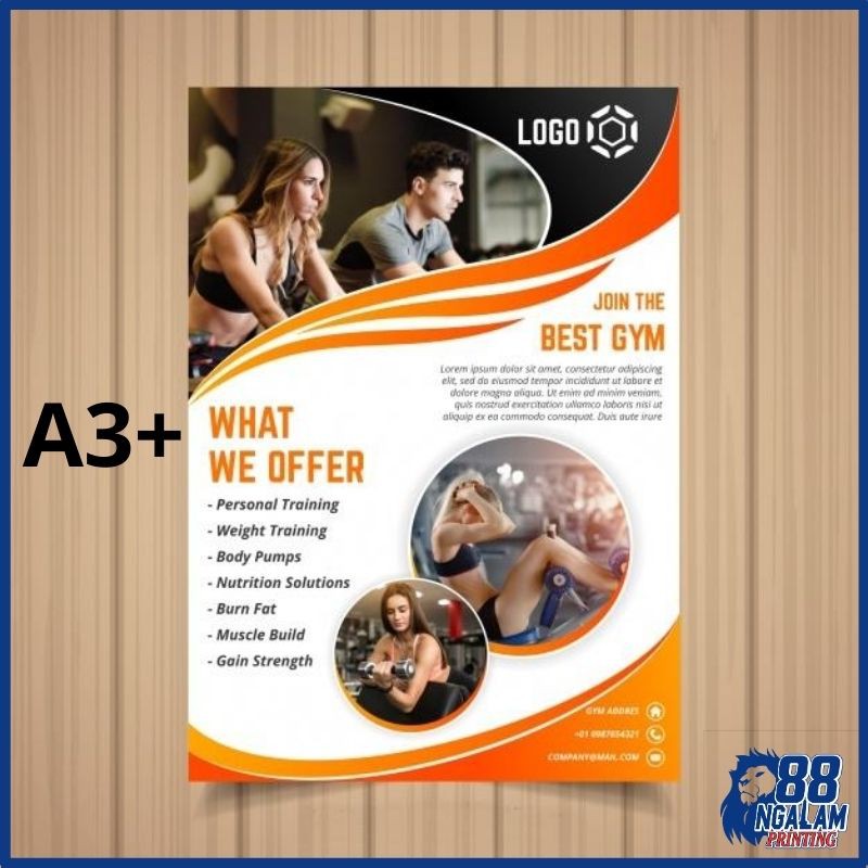 Cetak Brosur Ukuran A3+ / Cetak Brosur Termurah / CetaK Flayer Murah AP120