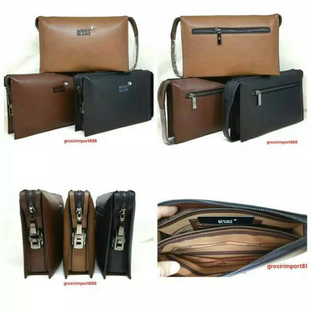 Clutch /handbag /tas tangan Montblanc numlock protector