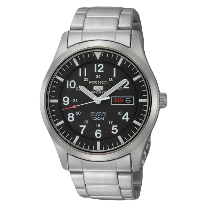 Seiko 5 Sports SNZG13K1 Automatic Black Dial Stainless Steel Bracelet