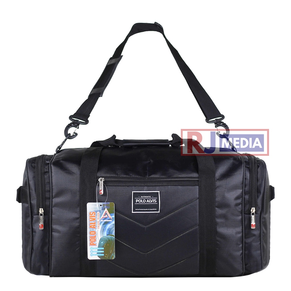 Tas Travel Duffle Alvis Terbaru Selempang Jinjing Gym Mudik Minggat Kapasitas Besar Jahitan Kuat