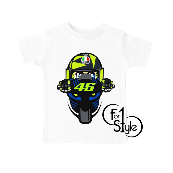 Kaos Valentino Rossi VR46 CHIBI Kaos Otomotif - 2