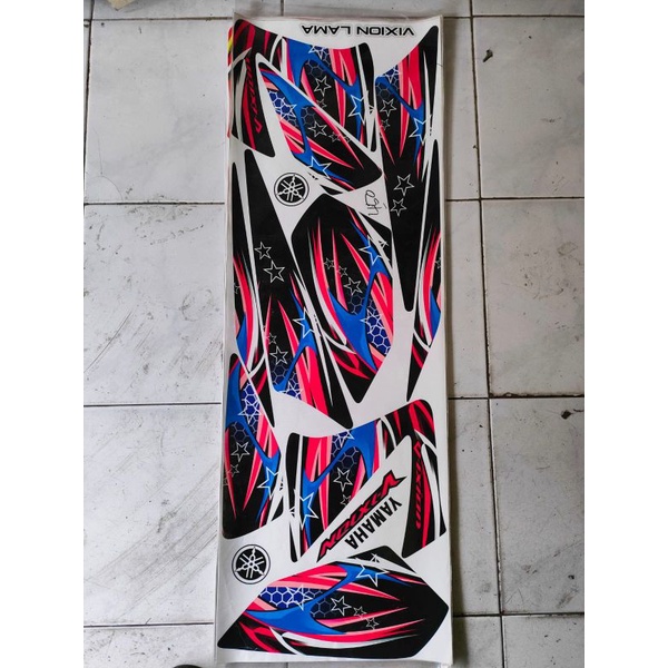 sticker Vixion variasi old /striping variasi Vixion old