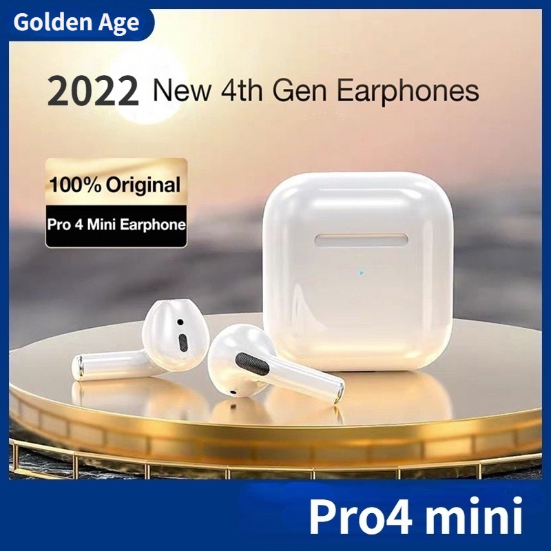 Mini Pro 4 Bluetooth Earphone In Ear TWS Earbud5.0 In-Ear + Box Charging