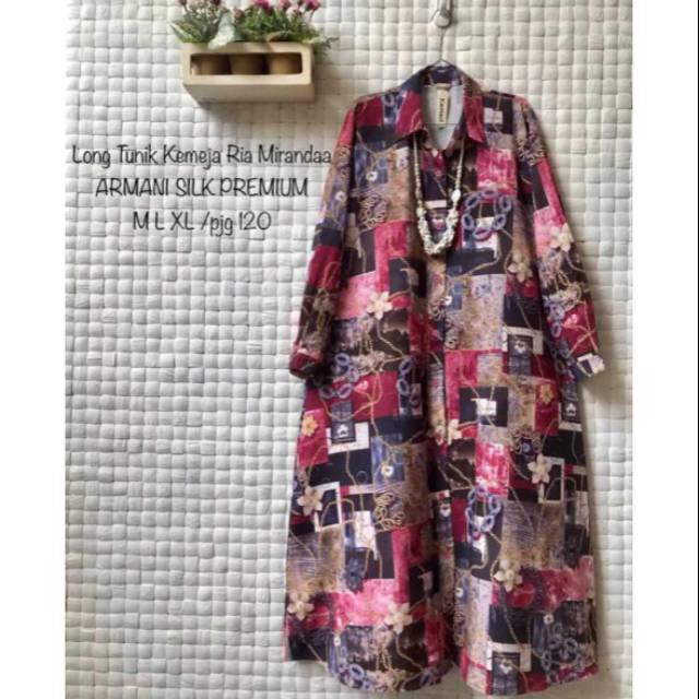 Long Tunik Kemeja Ria Miranda