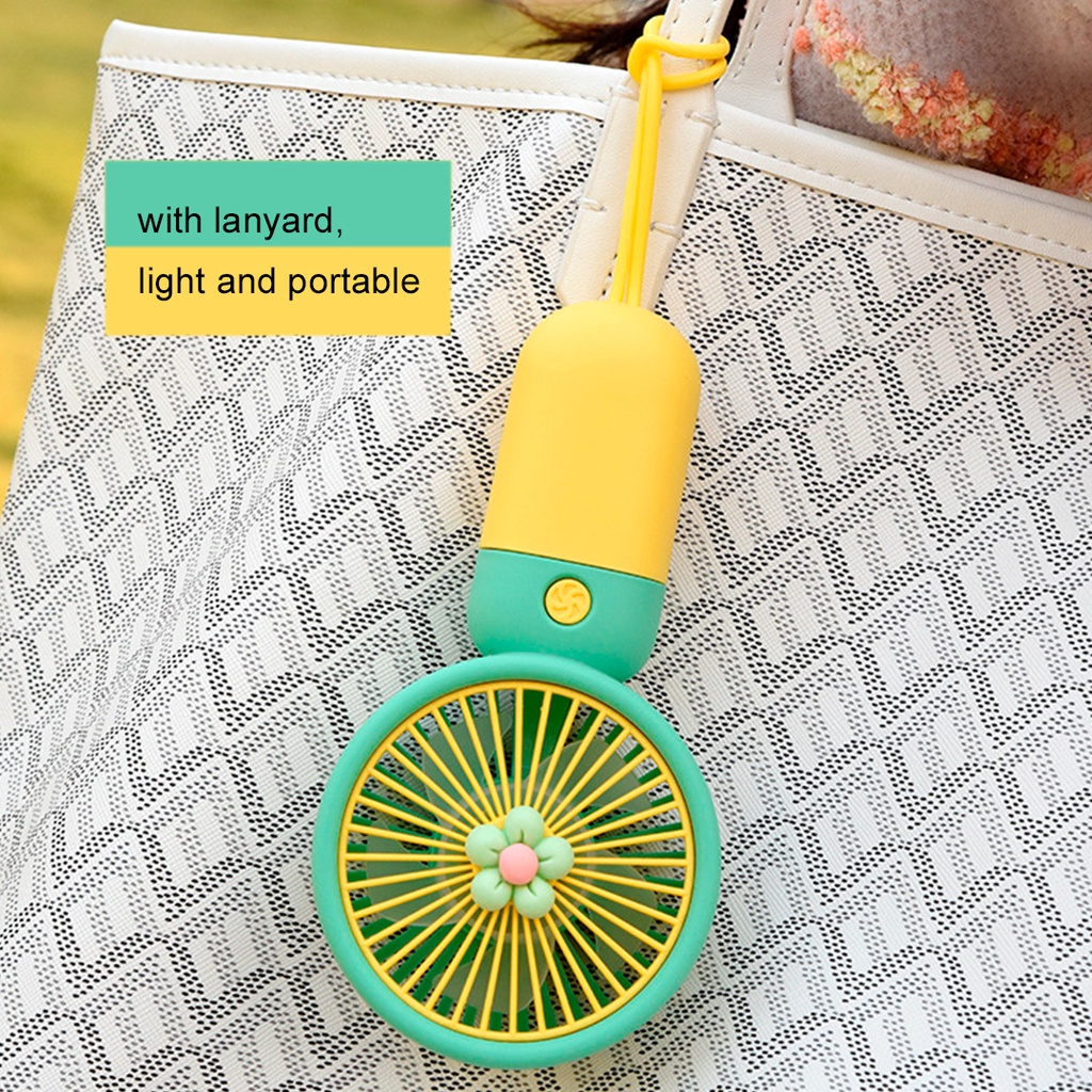 BENCO Kipas Angin Kecil Genggam Tangan Mini Fan Cute Portable USB Charge