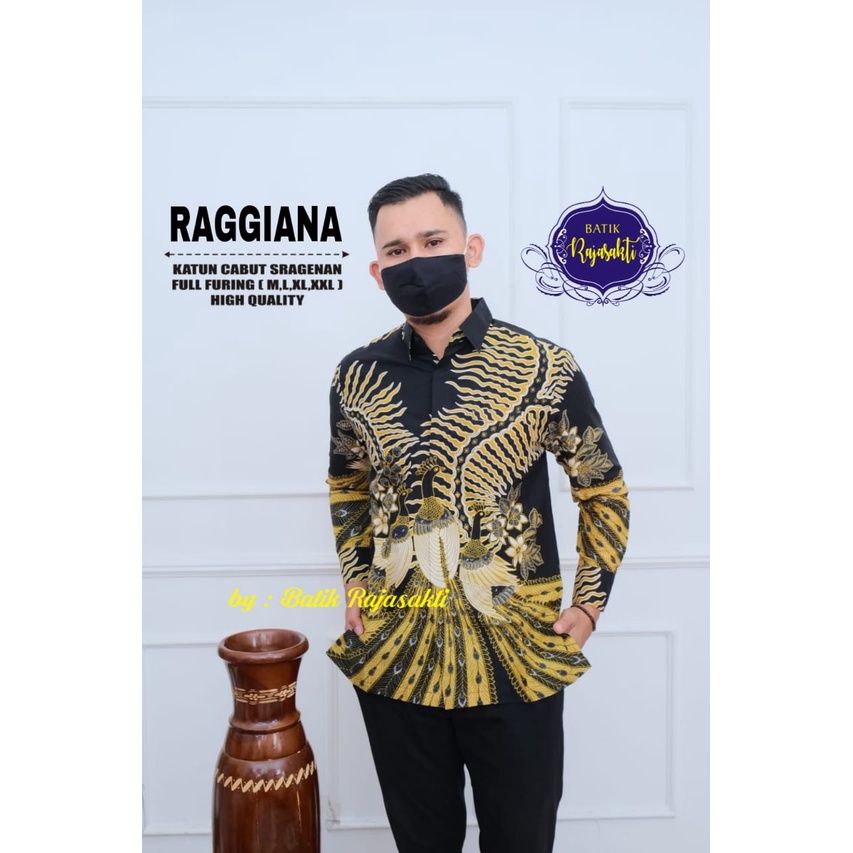 RAGGIANA RAJASAKTI BATIKSOLOAMANAH KEMEJA BAJU BATIK PRIA SOLO LENGAN PANJANG PENDEK LAPIS FURING ATASAN BATIK PREMIUM MODERN KATUN HALUS MATAHARI BERSINAR SEPENGGAL MATAHARI KERTAJAYA BIRU KERTAJAYA BIRU PENDEK RAHARJA BIRU PENDEK PARANG TIRTA WISNUSTAMA