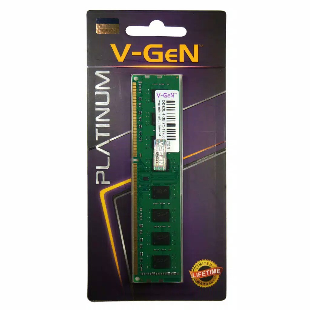 DDR3 4GB PC12800/1600Mhz V-GeN Longdimm PLATINUM