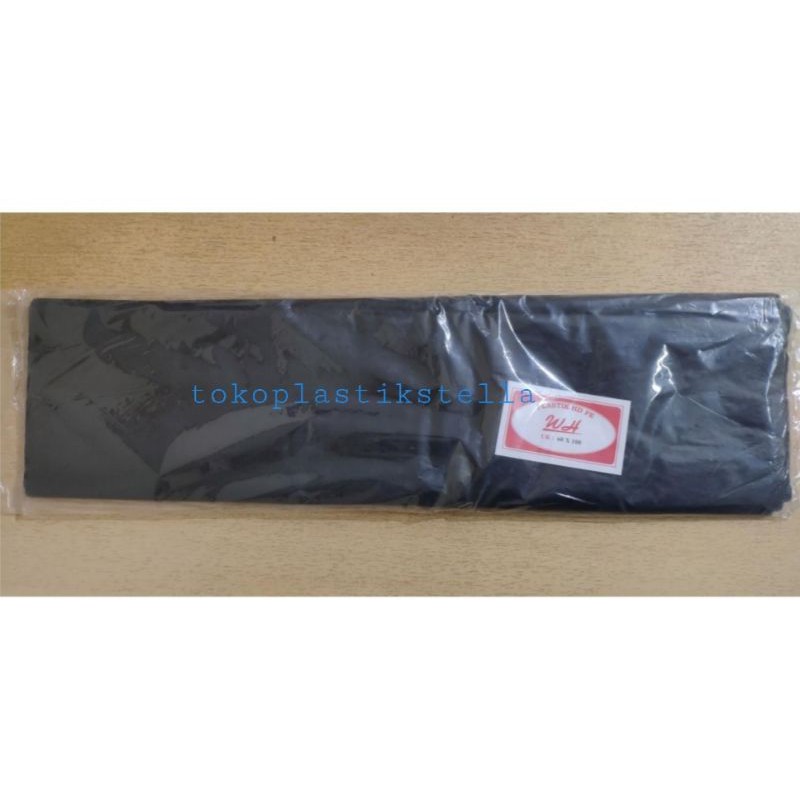 PLASTIK SAMPAH HITAM BESAR 60X100 PLASTIK SAMPAH BESAR 1PAK ISI 12 LEMBAR