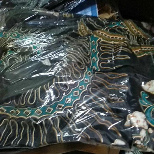 Bmb Ok Bswart Batik Hrb026 Kenongo Hem Pendek Padi Pekalongan M L Xl Batik Pria Murah Modern Grosir