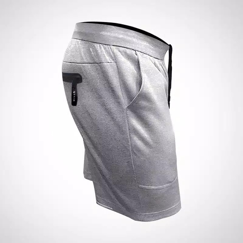 CELANA BOLA MILLS 1301 TIMNAS INDONESIA FOOTBALL CORE SHORT GREY