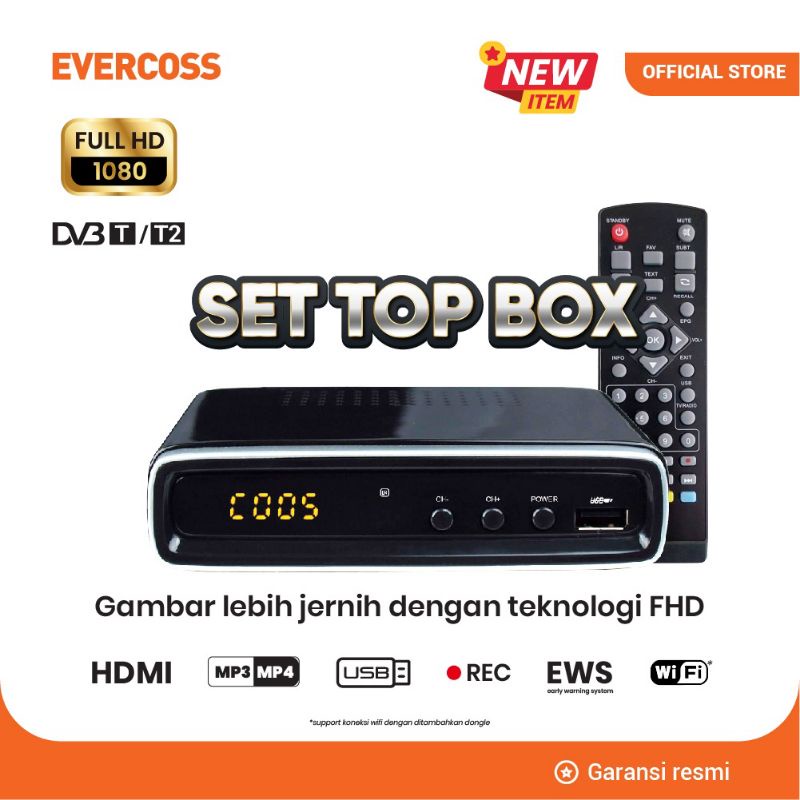 Set Top Box Digital TV Receiver Full HD