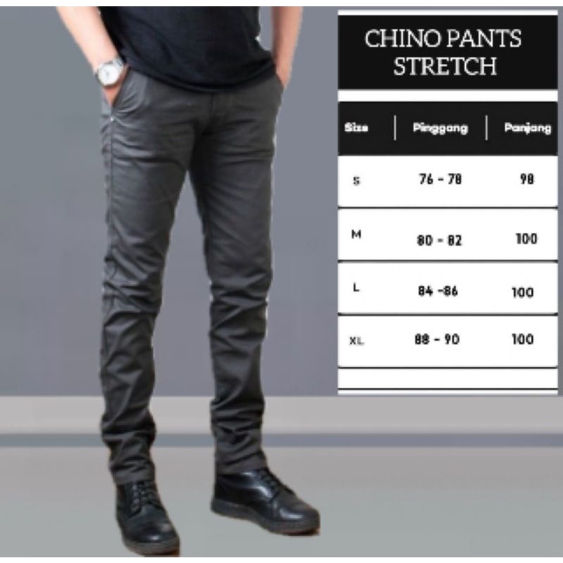 Grade A Premium Celana Chino Twill Scoth pria panjang celana Chino celana kantor celana kerja