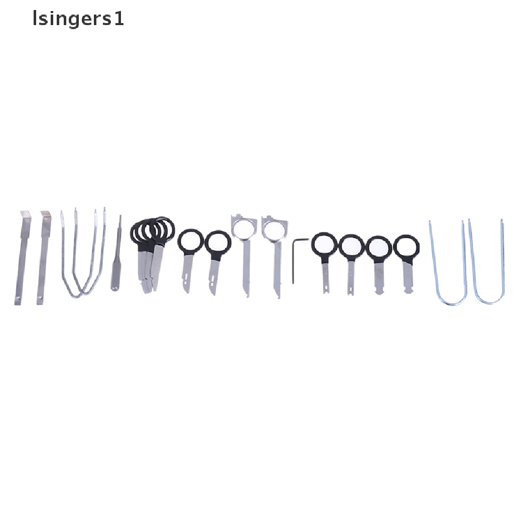 (lsingers1) 20pcs / Set Alat Kunci Pembuka Radio Mobil Profesional