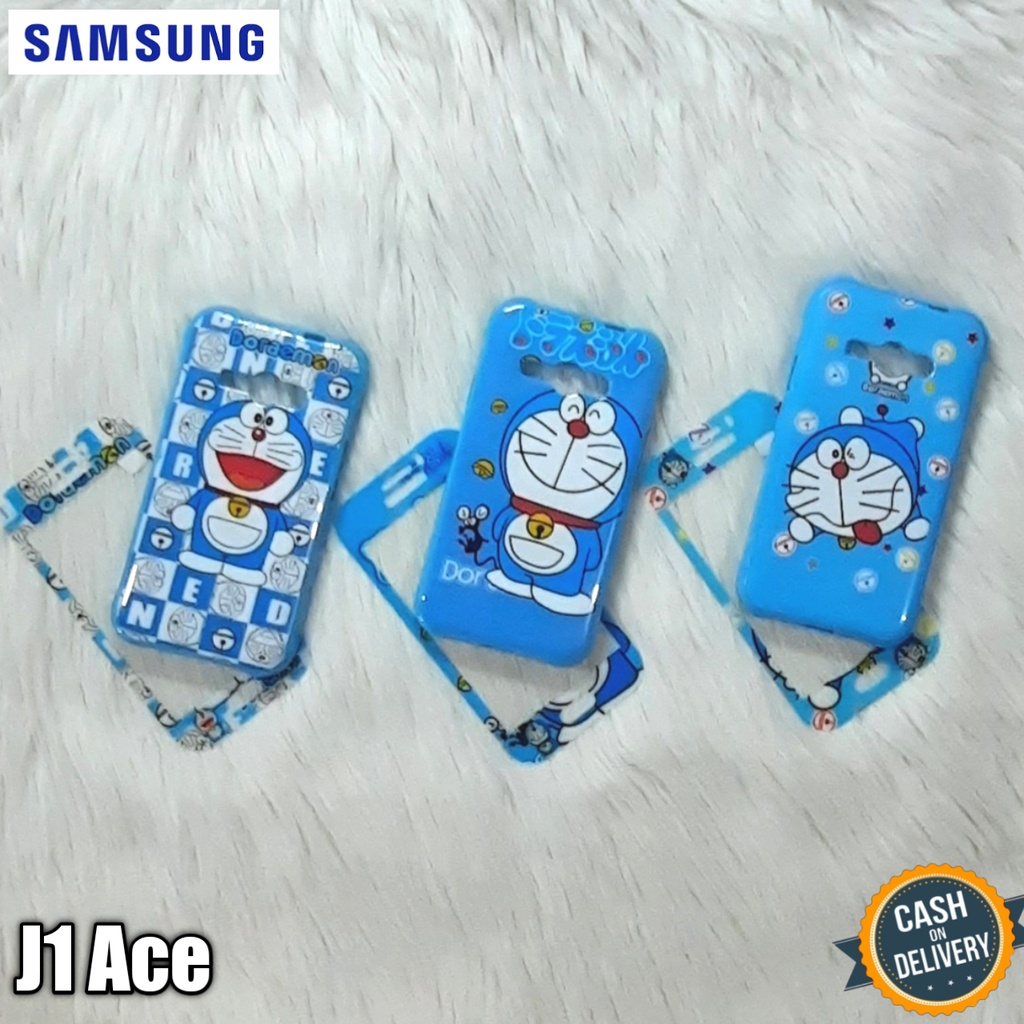 Case Hp Samsung J1 Ace Softcase Jelly Glossy + Tempered Glass