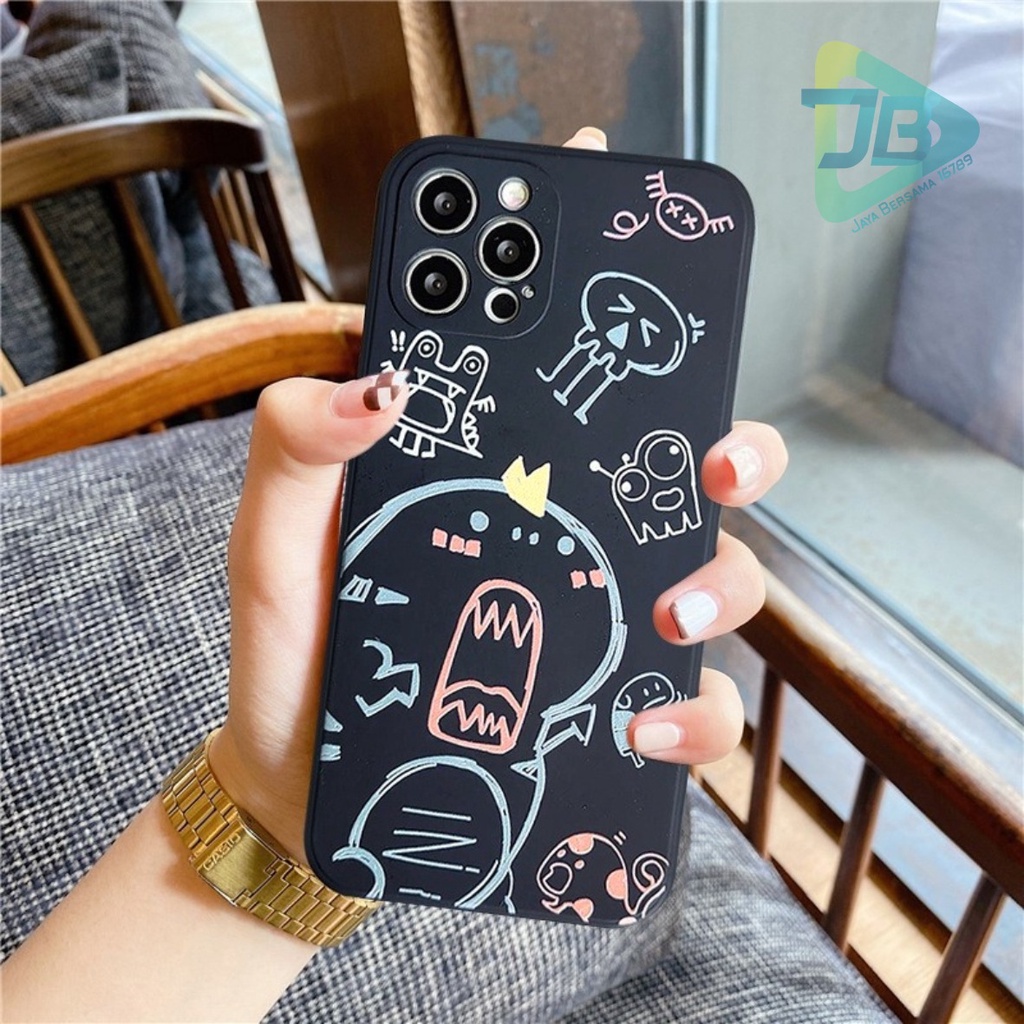 SOFTCASE MACARON PELINDUNG KAMERA CUSTOM ART MONSTER OPPO VIVO SAMSUNG REALME XIAOMI IPHONE INFINIX FOR ALL TYPE JB5893