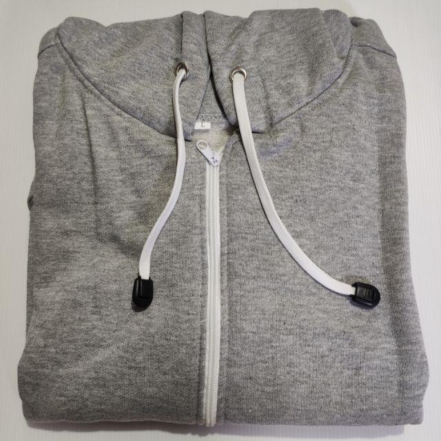 JAKET POLOS ROYAL HOODIE ZIPPER SIZE M-XXL FOTO KE 1 (PRIA & WANITA)-ABU MUDA