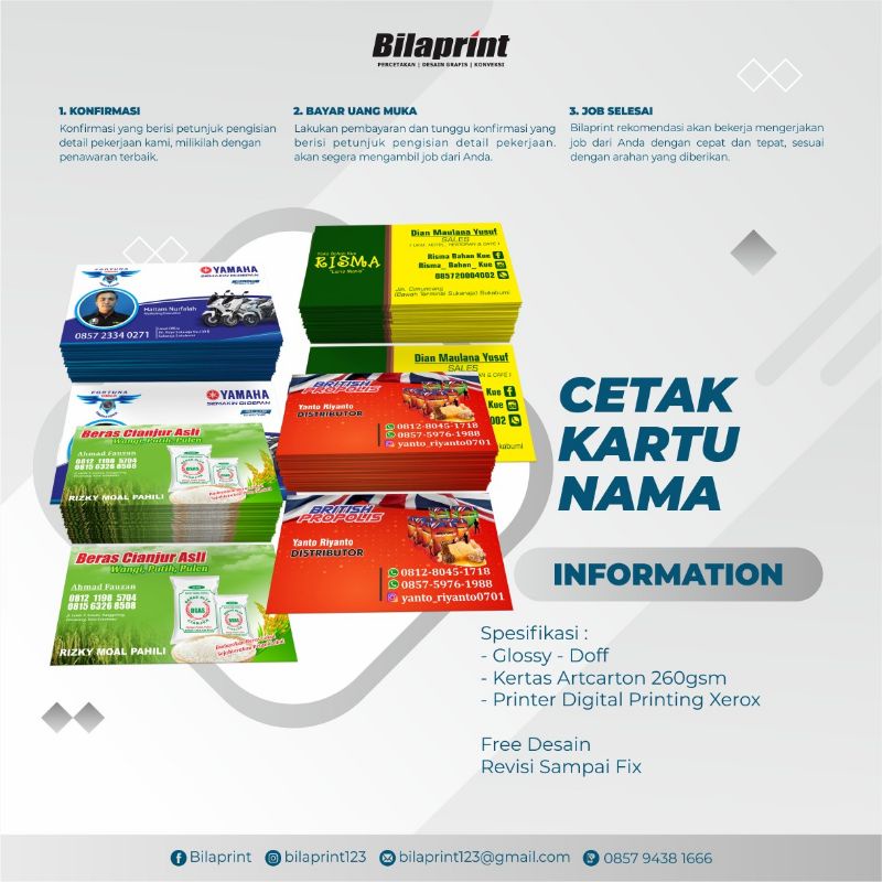 

CETAK KARTU NAMA (LAMINASI DOFF/GLOSSY)