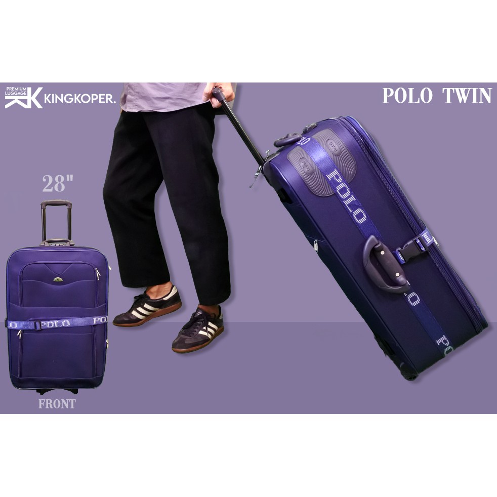Koper Polo 28 inch ukuran bagasi - koper kain - koper besar - koper roda 2-koper murah - koper jumbo