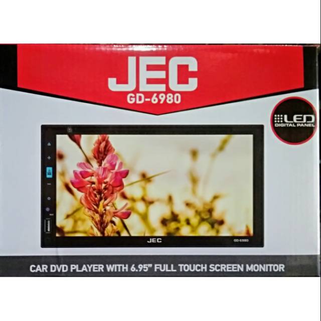 HEAD UNIT JEC GD 6980 DOUBLE DIN