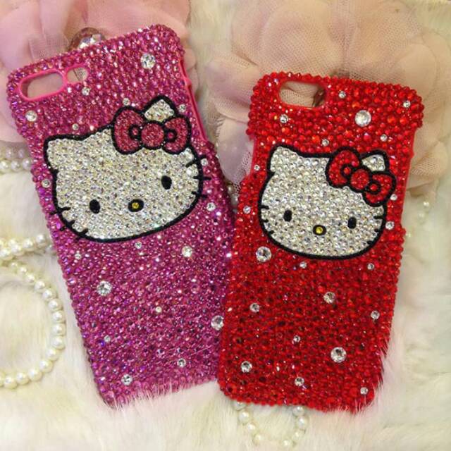 BLINK CASE HELLO KITTY PINK MURAH CANTIK V17PRO V15PRO V11PRO V11 F5 F3PLUS