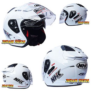 HELM / HELM NHK DOUBLE VISOR / HELM NHK R1 WHITE ORIGINAL TERLARIS