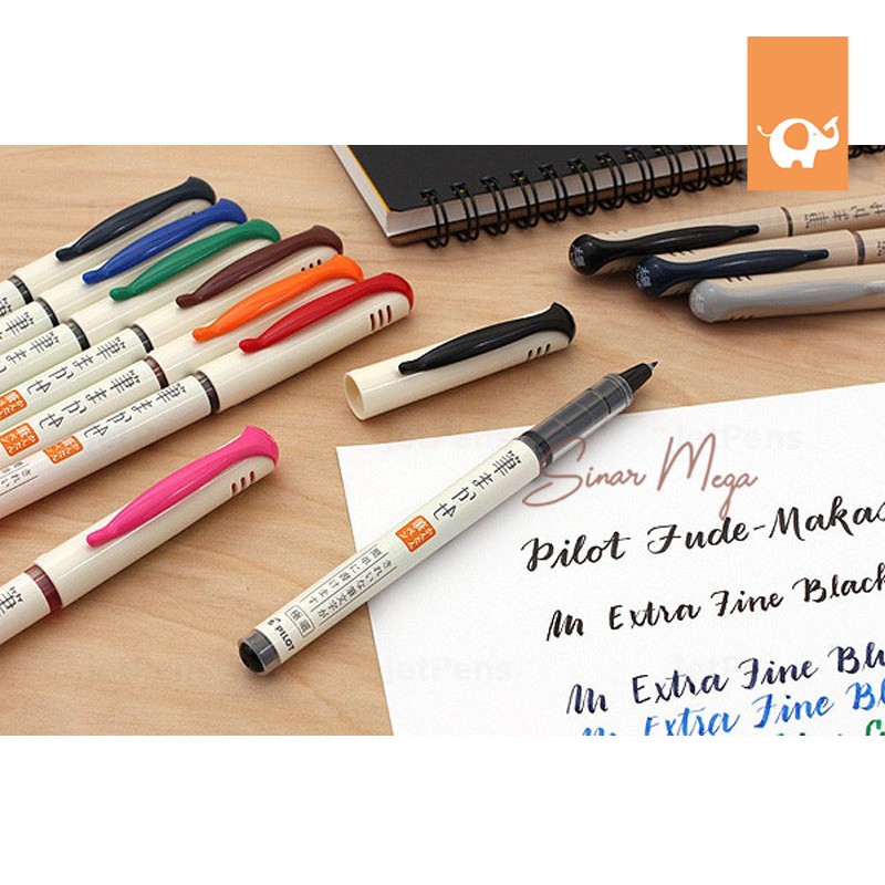

Pilot Brush Pen Fudemakase PSVM20EF Varian Warna Murah