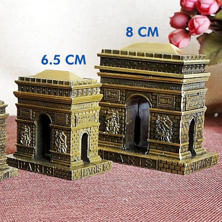 miniatur pajangan / Triumphal Arch Miniature Landmark / souvenir France icon