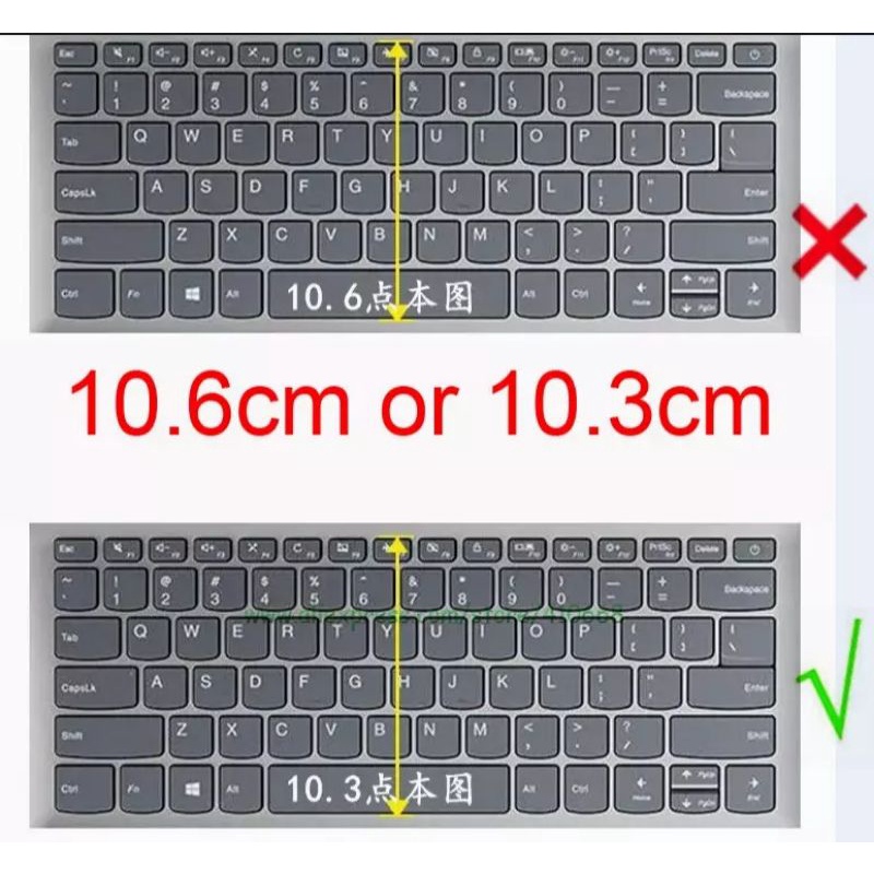 Keyboard Protector Lenovo Ideapad Slim 5i 13,3&quot;/14&quot;Slim 7i, ideapad 3 slim 3, Slim 1,Flex 5i, Slim 3i, Flex 5,Flex 7,Yoga 6 C340 C630 C640 S740 S94