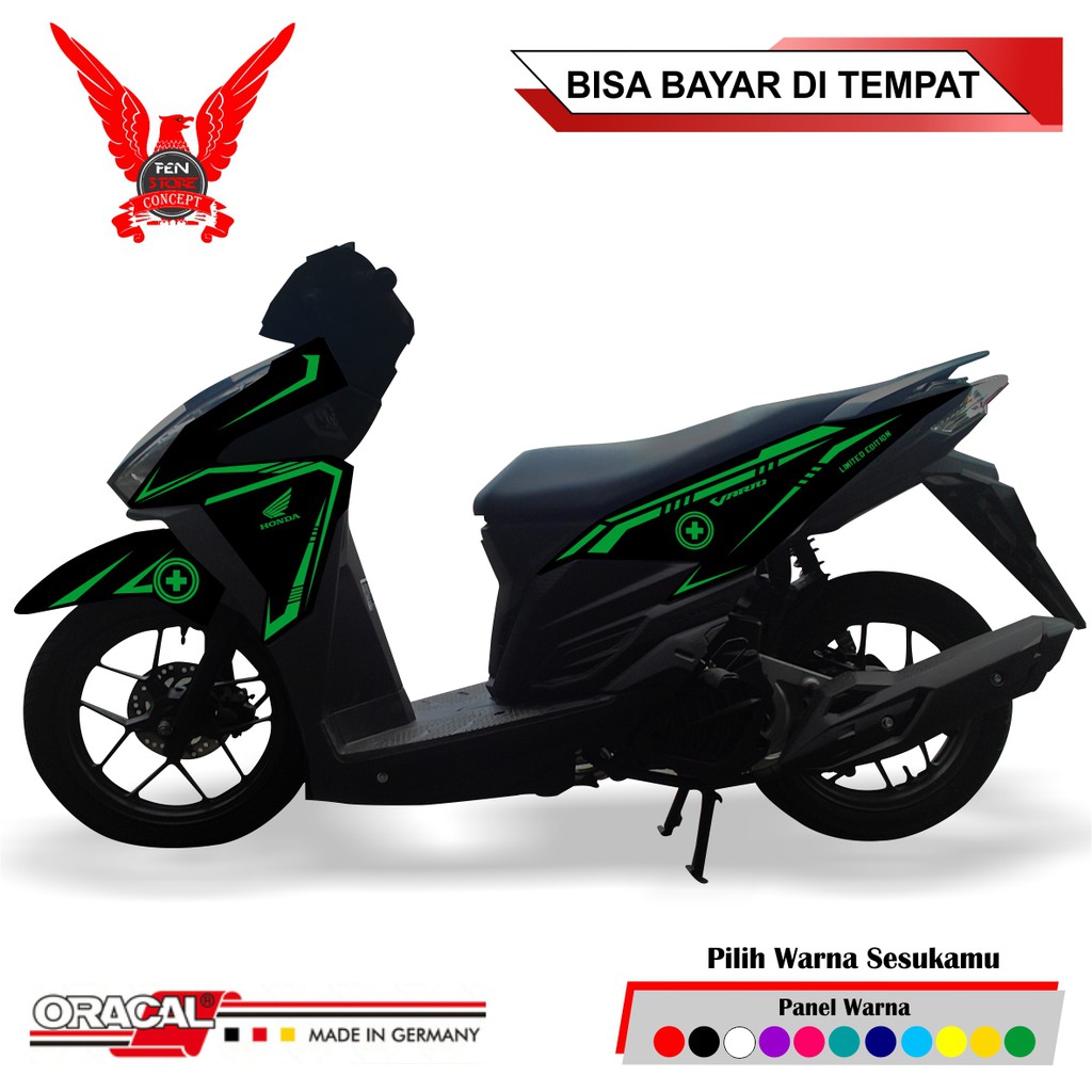 Cutting Sticker Motor Honda Vario Terlaris Concept Sticker Warna