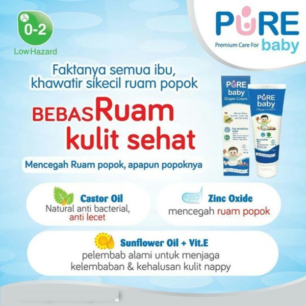 Pure Baby Diaper Cream 200gr