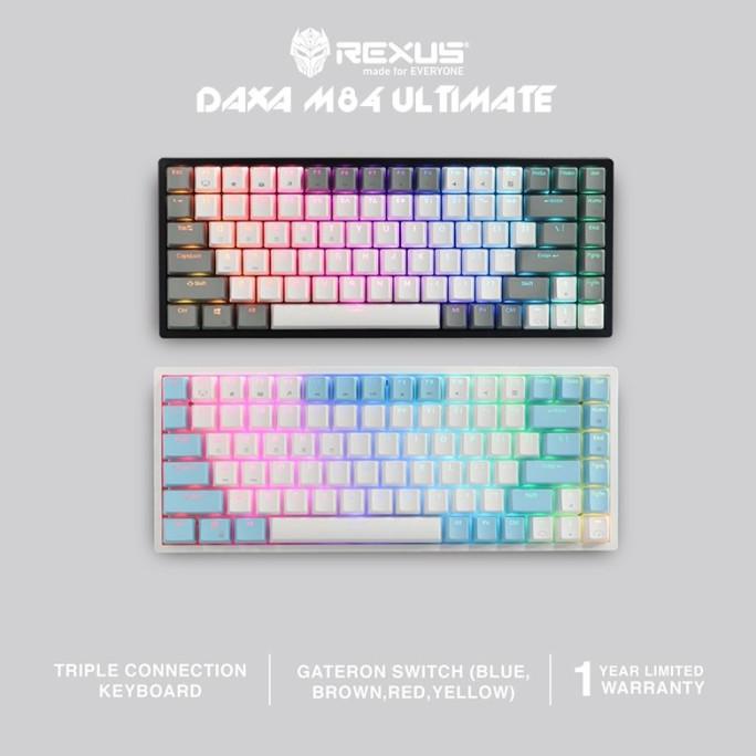 Keyboard Rexus M84 Pro RGB Bluetooth - Keyboard Gaming Rexus M84 Pro