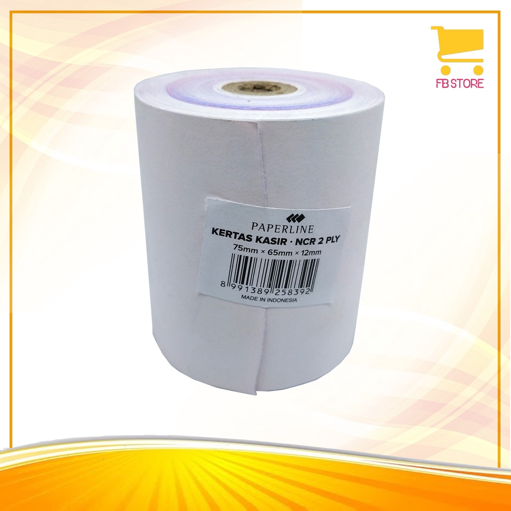 

Kertas Kasir Roll NCR 2 PLY APP PAPERLINE 75 x 65 x 12mm Per Roll