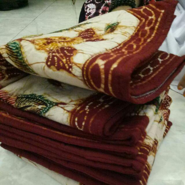 Sarung Bantal Kursi Set Batik Tulis Bunga