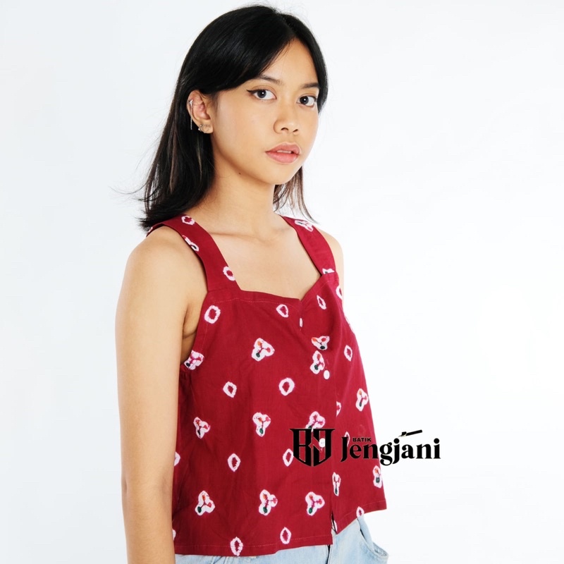 Tanktop Batik Jumputan Ori